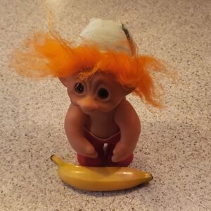 Thomas Dam Orange Hair Troll Doll 1982